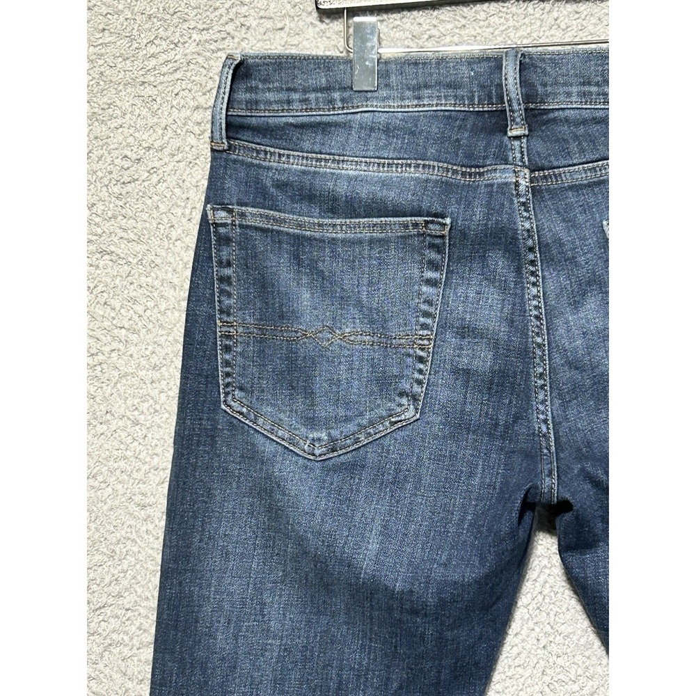 Lucky Brand 110 Slim Jeans Mens 32x30 Blue Medium Wash Excellent Stretch Denim - Picture 13 of 15